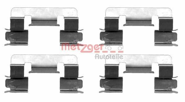 Set accesorii, placute frana METZGER AUTOTEILE 109-1293