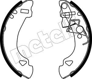 Set saboti frana METELLI 53-0069