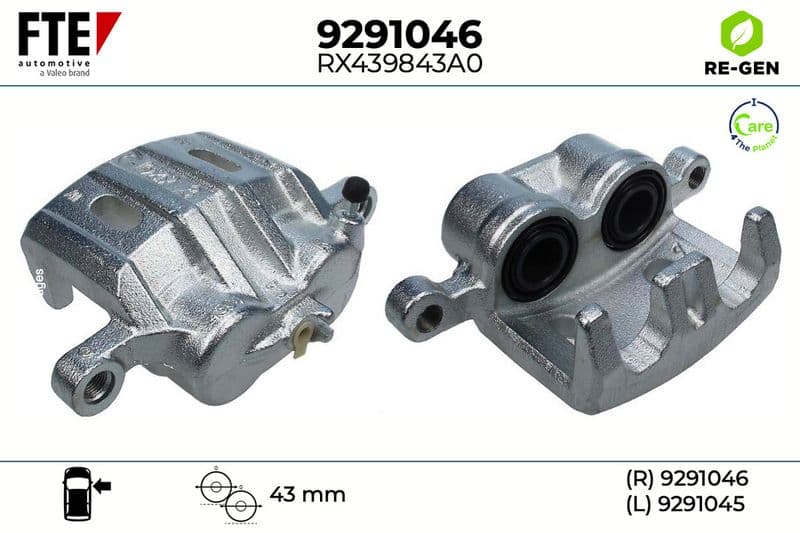 Etrier frana FTE 9291046