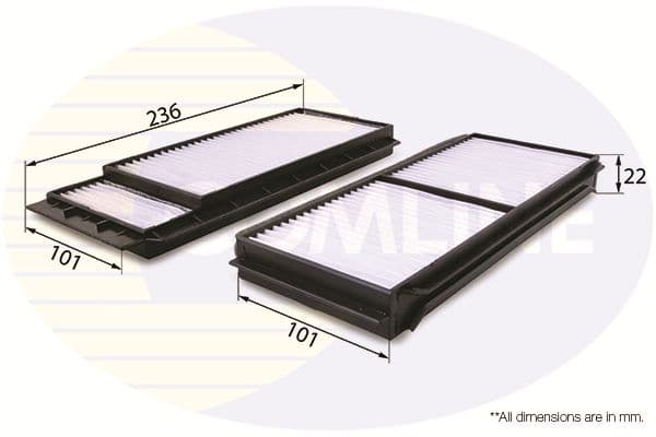 Filtru, aer habitaclu COMLINE EKF267