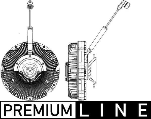 Cupla, ventilator radiator MAHLE BEHR *** PREMIUM LINE *** CFC 172 000P