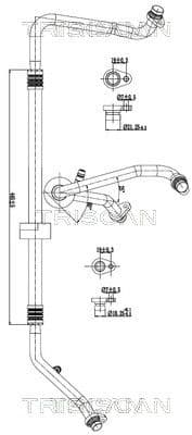 conducta presiune variabila,aer conditionat TRISCAN 9010 25032