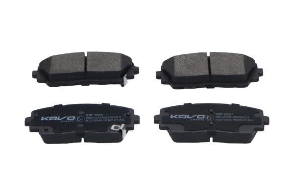 set placute frana,frana disc KAVO PARTS KBP-10087