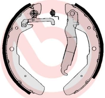 Set saboti frana BREMBO ESSENTIAL LINE S 85 517