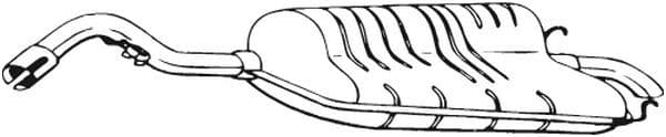 Toba esapament finala BOSAL 154-907