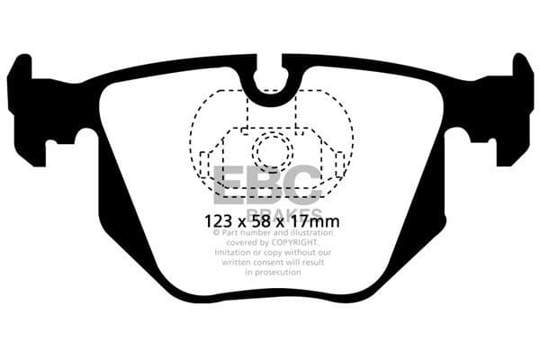 set placute frana,frana disc EBC Brakes DP41118R