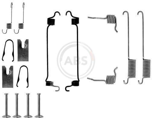 Set accesorii, sabot de frana ABS 0751Q