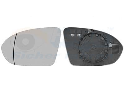 Sticla oglinda, oglinda retrovizoare exterioara VAN WEZEL * HAGUS * 3810837