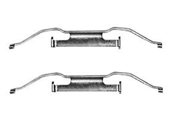 Set accesorii, placute frana TRW PFK350