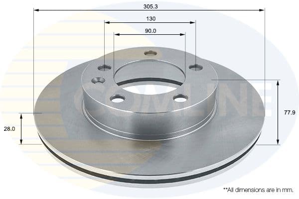 Disc frana COMLINE ADC1125V