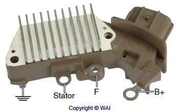 Regulator, alternator WAI Transpo IN447