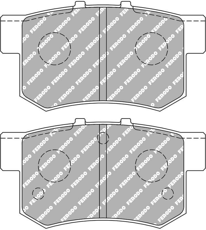 set placute frana,frana disc FERODO FCP956R