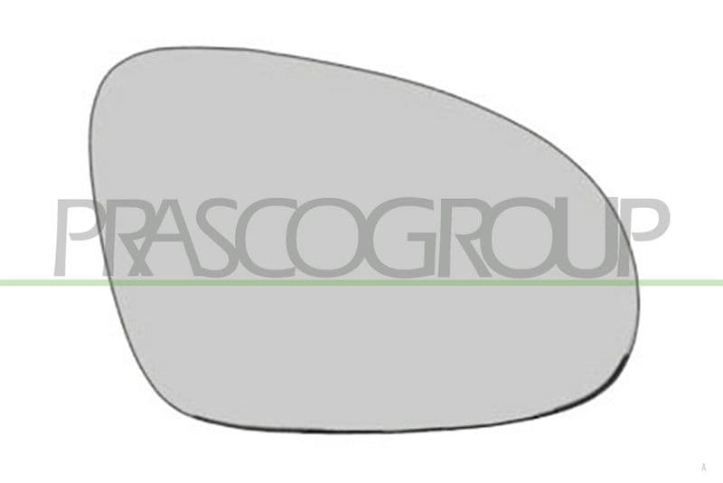 Sticla oglinda, oglinda retrovizoare exterioara PRASCO VG0367503