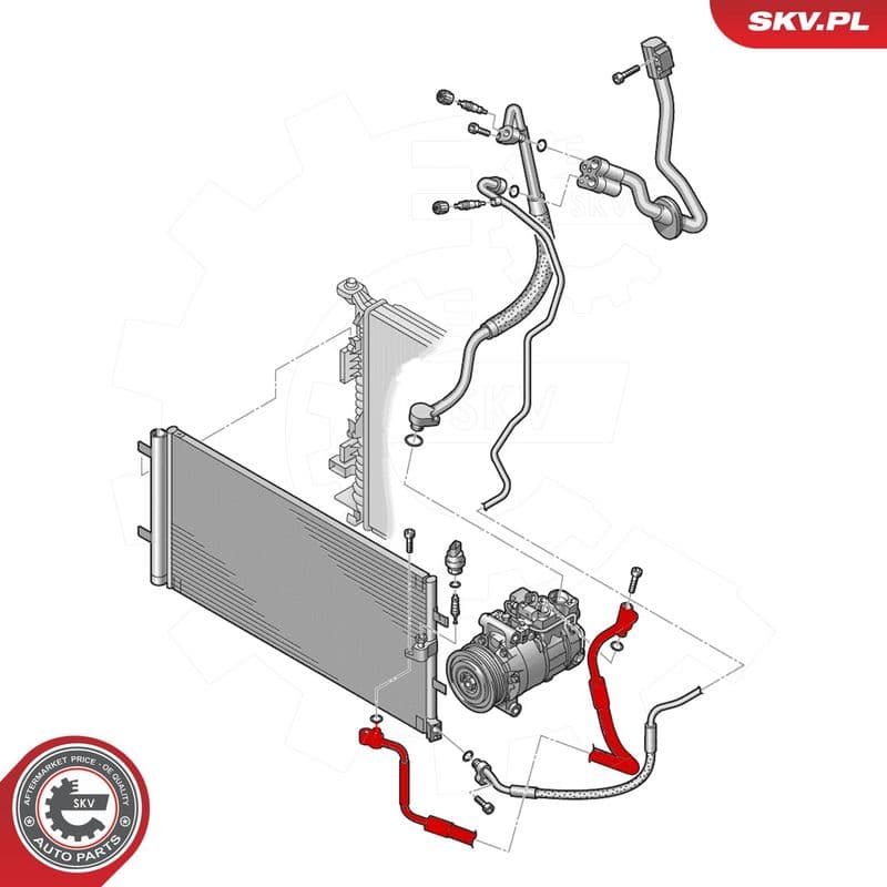 conducta inalta presiune,aer conditionat ESEN SKV 87SKV864