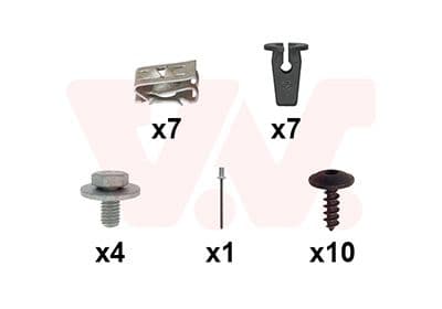 Set montaj, aripa laterala VAN WEZEL 5740796