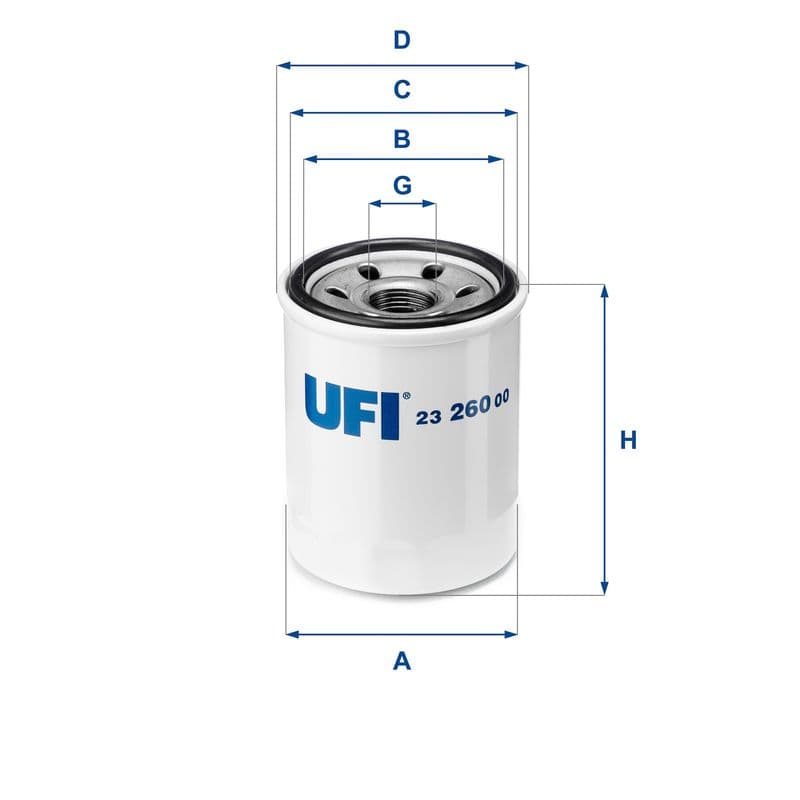 Filtru ulei UFI 23.260.00