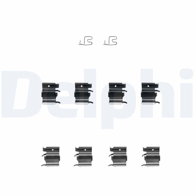 Set accesorii, placute frana DELPHI LX0366