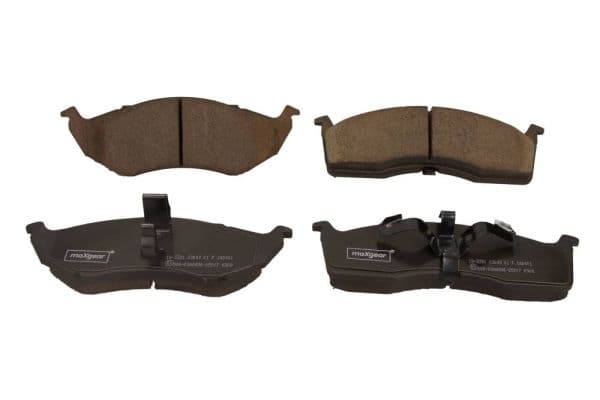 set placute frana,frana disc MAXGEAR 19-3391
