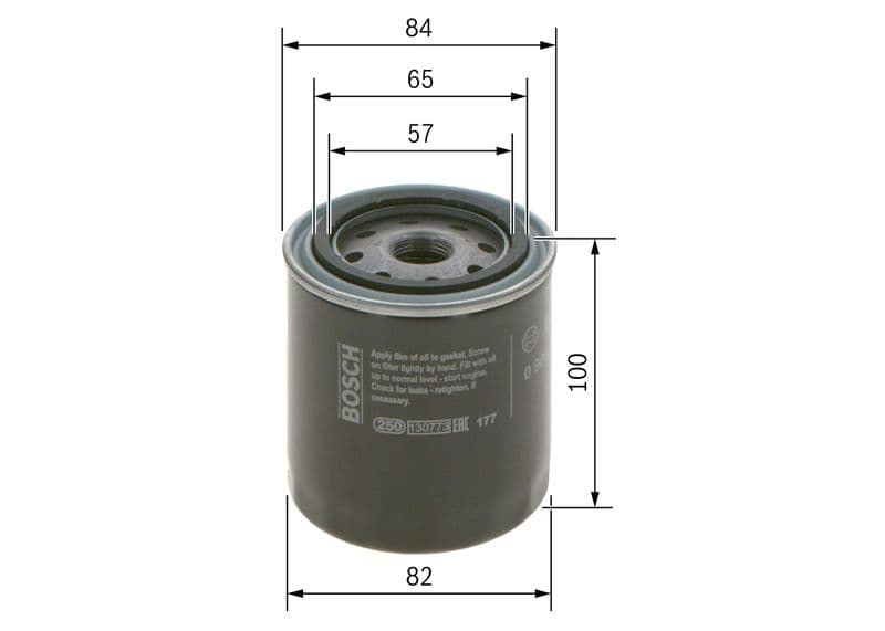Filtru ulei BOSCH 0 986 452 023