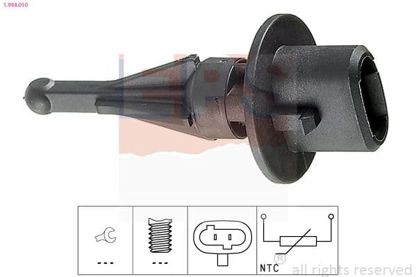 senzor,temperatura aer admisie EPS Made in Italy - OE Equivalent 1.994.010