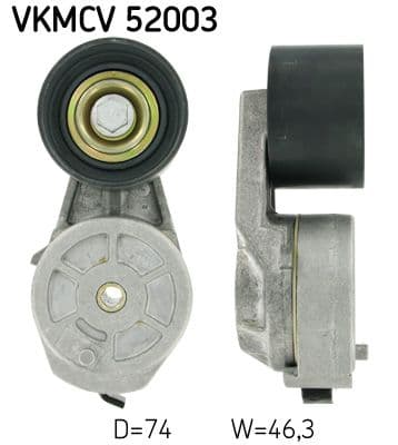 Intinzator curea, curea distributie SKF VKMCV 52003