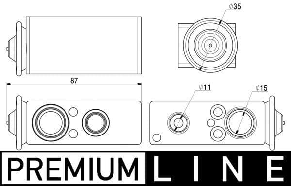 Supapa expansiune, clima MAHLE AVE 17 000P
