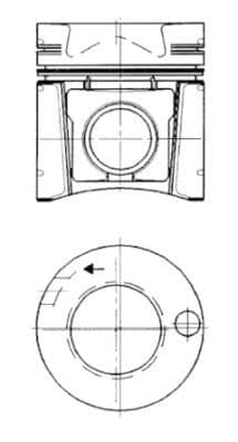 Piston KOLBENSCHMIDT 94656600