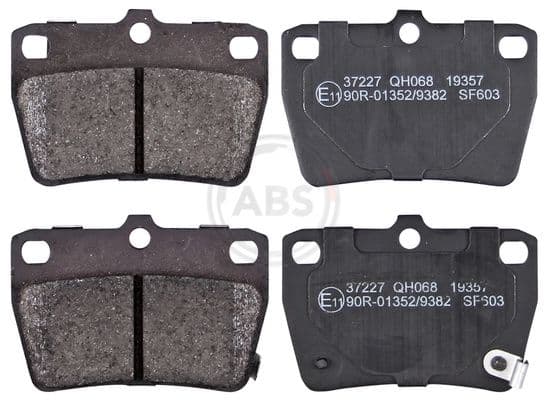 set placute frana,frana disc ABS 37227