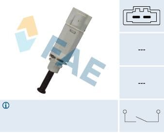 Comutator, actionare ambreiaj (Tempomat) FAE 24771