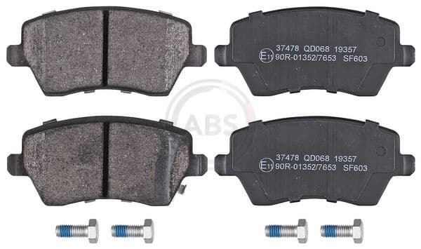 set placute frana,frana disc ABS 37478