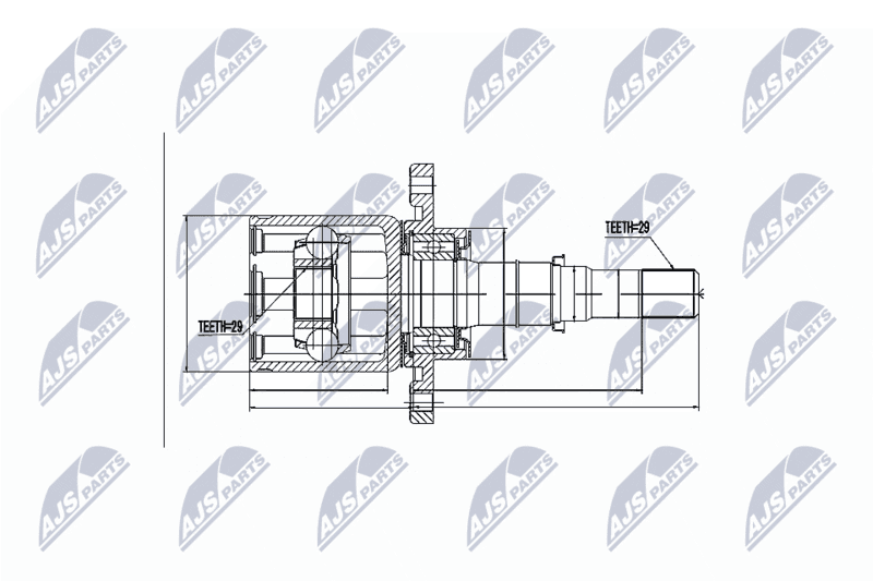 Set articulatie, planetara NTY NPW-NS-046