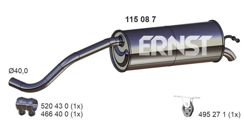 Toba esapament finala ERNST 115087