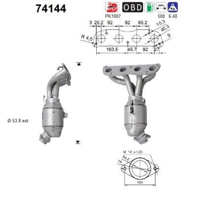 Catalizator AS-PL 74144