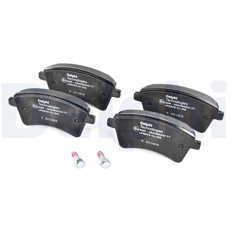 set placute frana,frana disc DELPHI LP2078