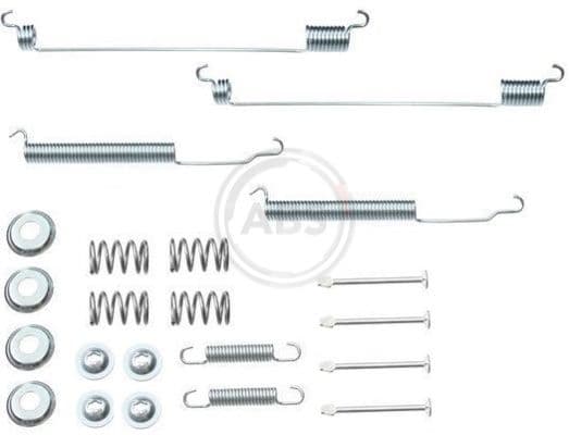 Set accesorii, sabot de frana ABS 0843Q