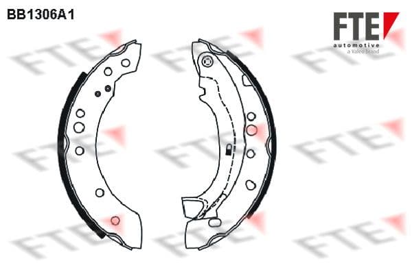 Set saboti frana FTE 9100075