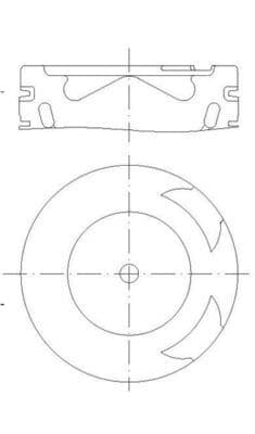 Piston MAHLE 001 PI 00186 000