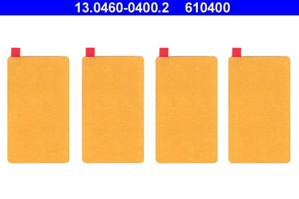 Set accesorii, placute frana ATE 13.0460-0400.2