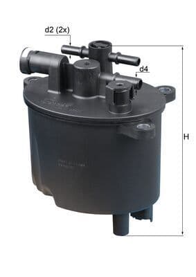 filtru combustibil MAHLE KL 581