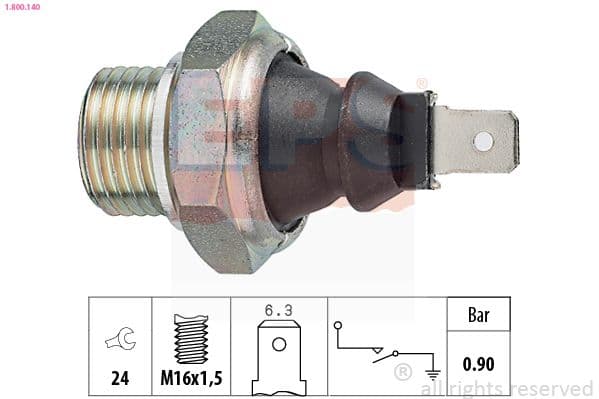 Senzor presiune ulei EPS Made in Italy - OE Equivalent 1.800.140