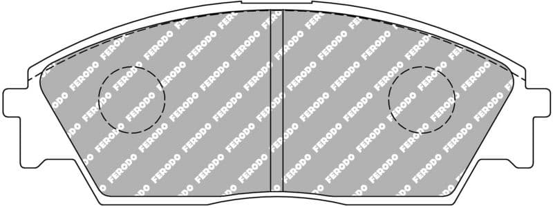 set placute frana,frana disc FERODO FCP598H