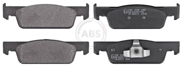 set placute frana,frana disc ABS 37961