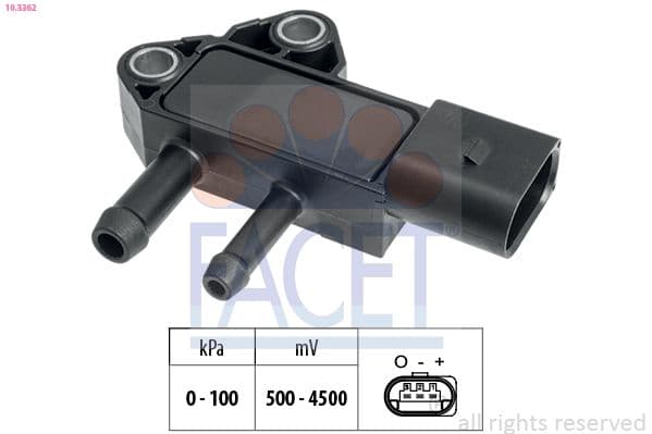 senzor presiune aer FACET OE Equivalent 10.3362