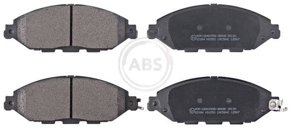 set placute frana,frana disc ABS 35130