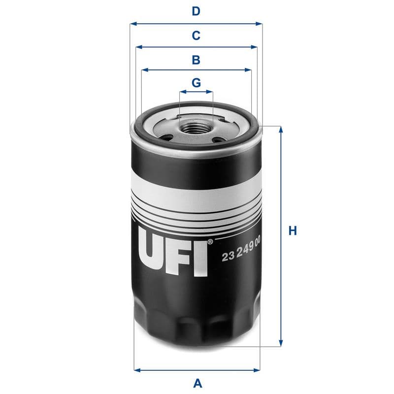 Filtru ulei UFI 23.249.00