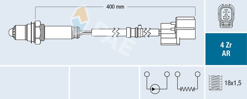 Sonda Lambda FAE 75647