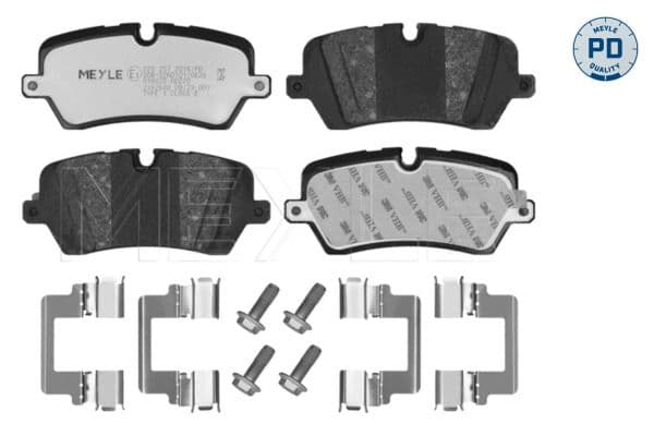 set placute frana,frana disc MEYLE -PD: Advanced performance and design. 025 257 2016/PD
