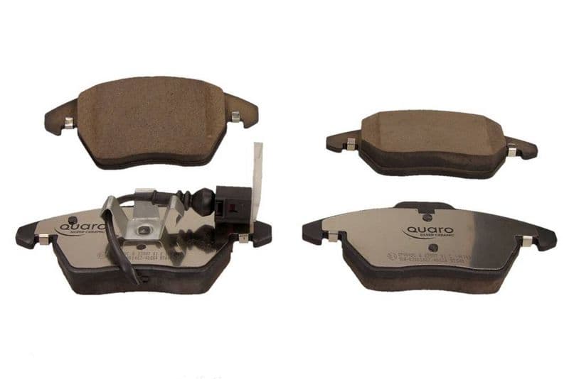 set placute frana,frana disc QUARO SILVER CERAMIC QP9849C
