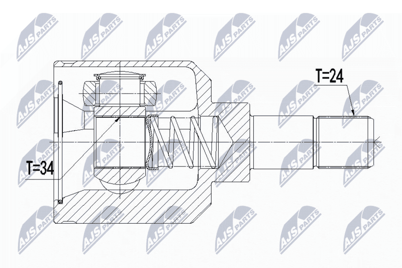 Set articulatie, planetara NTY NPW-CT-056