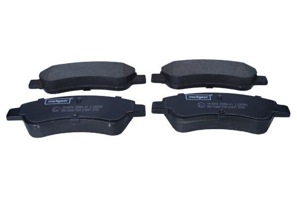set placute frana,frana disc MAXGEAR 19-0574